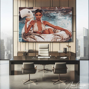 Tableau Sensuel Abstrait