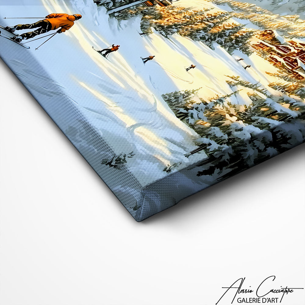 Art Mural Hiver Neige