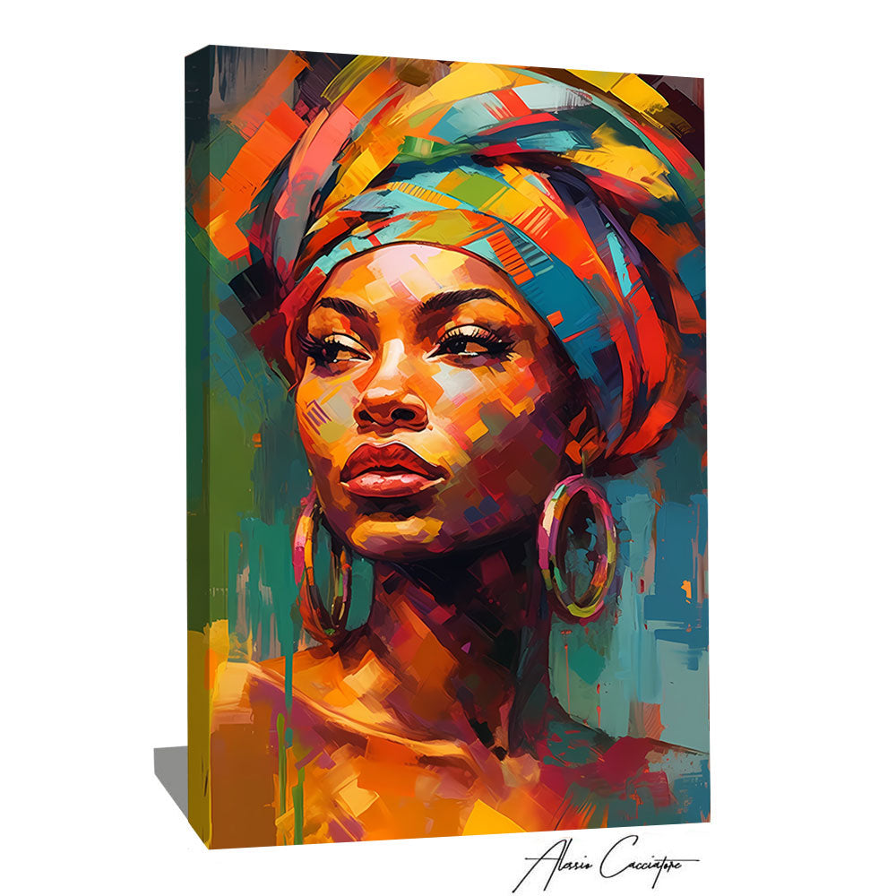 African Woman Painting | Alessio Cacciatore