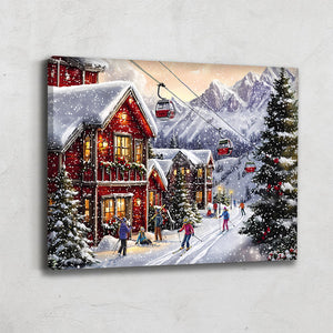 Tableau Ski Peinture