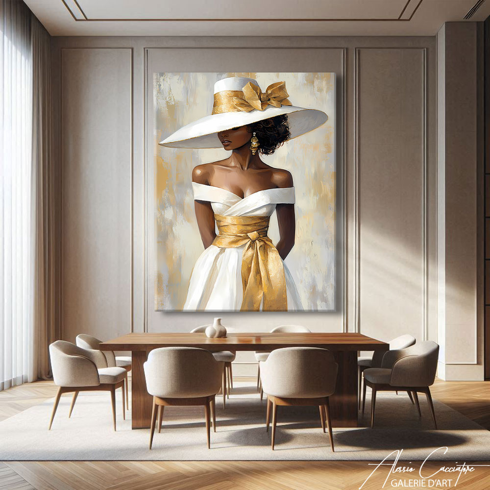 TABLEAU AFRICAIN FEMME