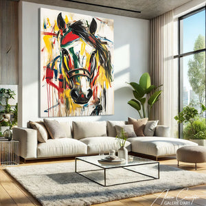 Tableau Cheval Moderne
