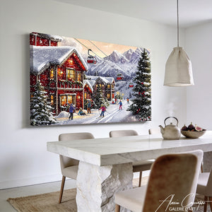 Décoration Murale Ski Peinture
