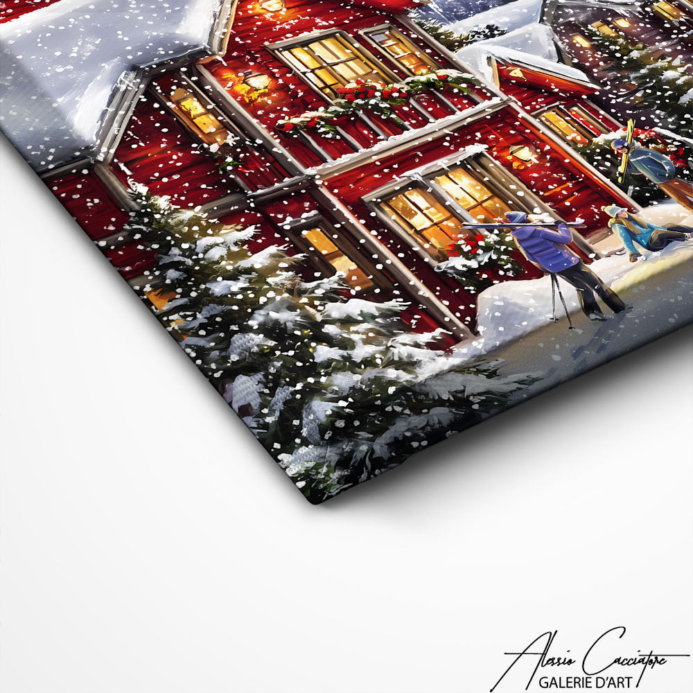 Art Mural Ski Peinture