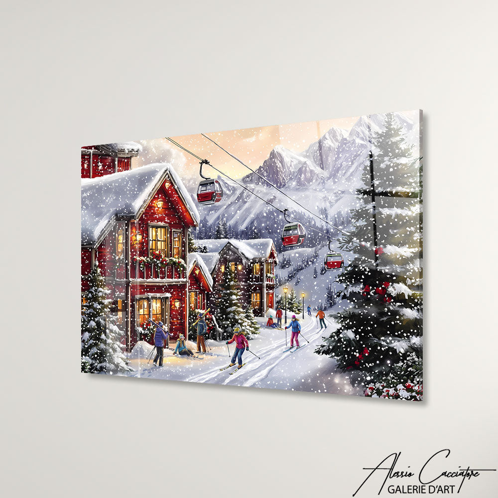 Cadre Ski Peinture