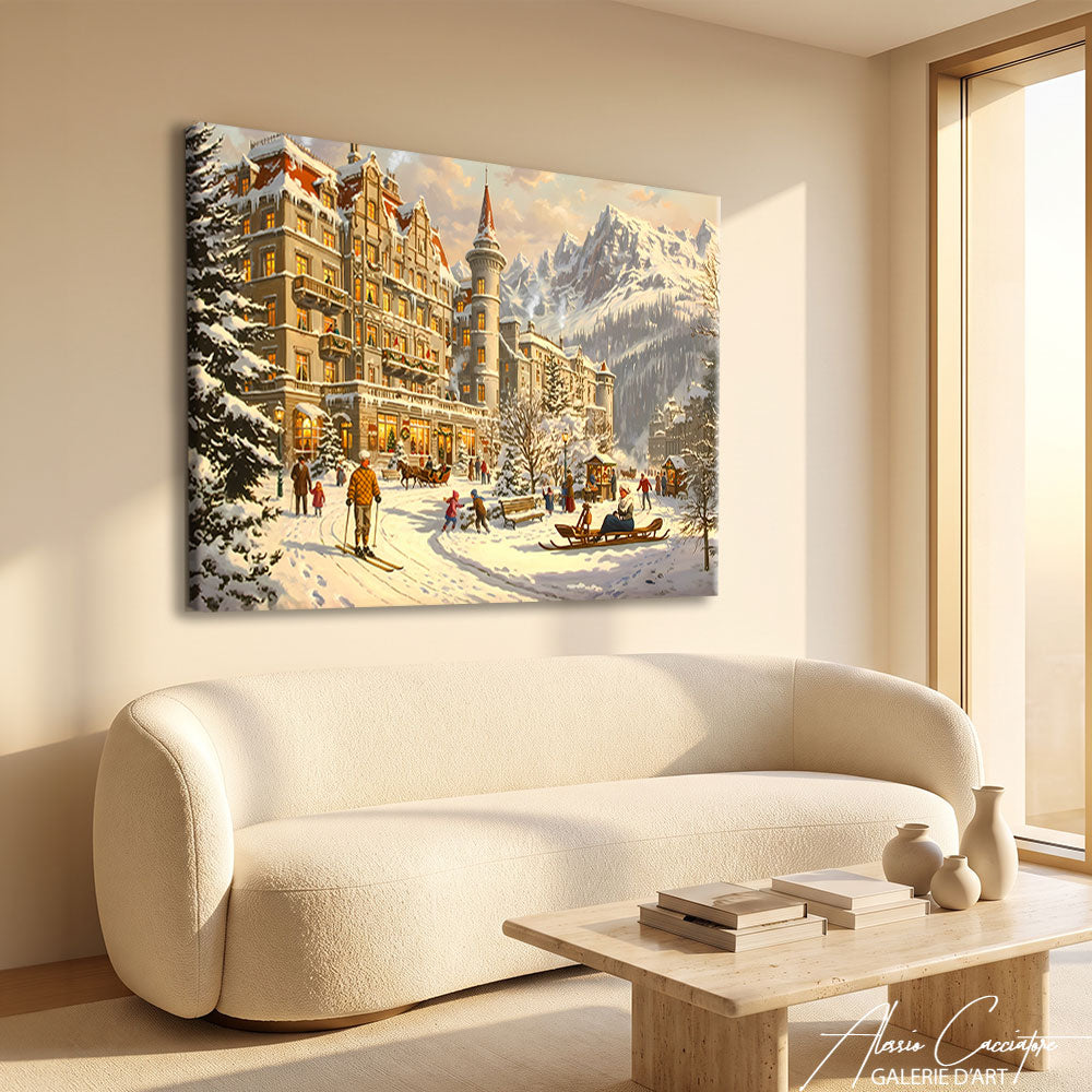 Décoration Murale Paysage D'hiver