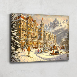 Tableau Paysage D'hiver