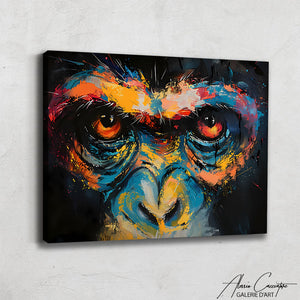 Tableau Peinture de Singe