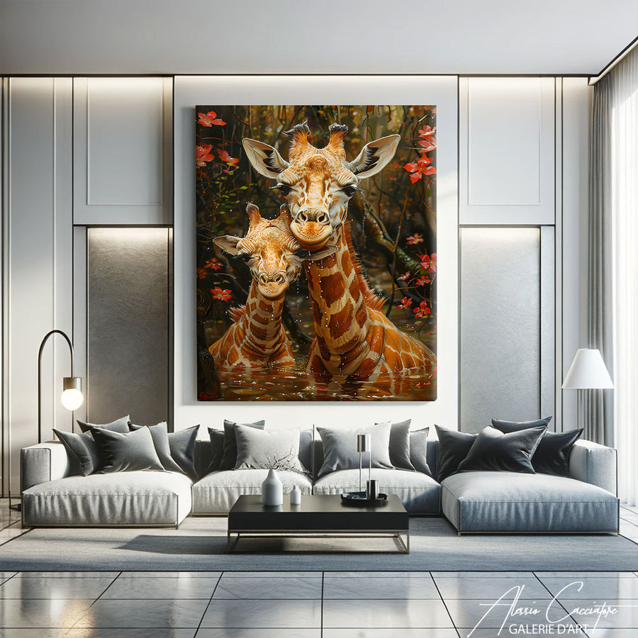 Tableau Girafes – mise en situation