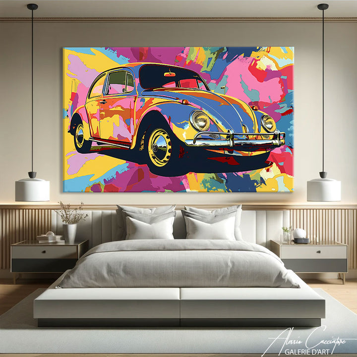 tableau voiture pop art