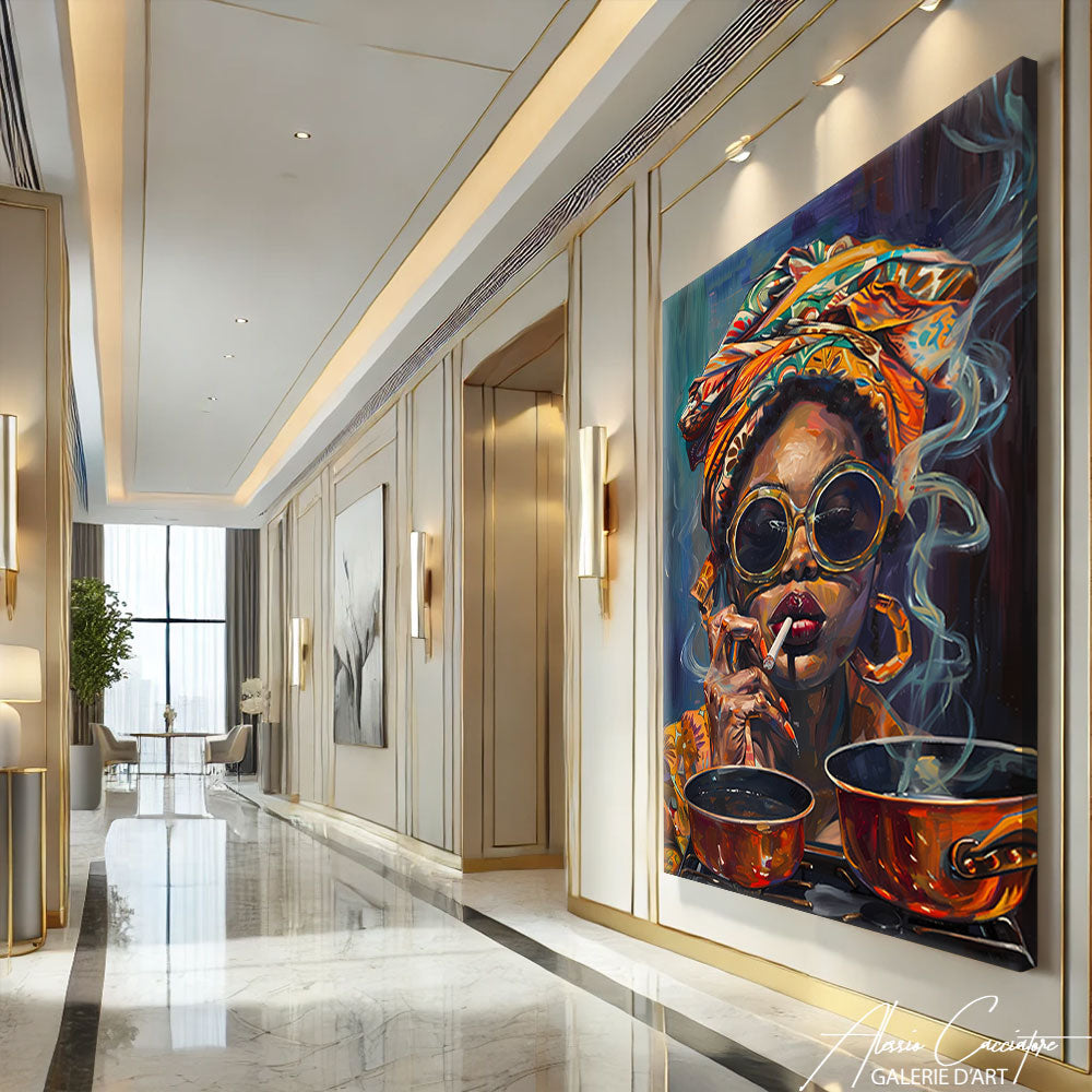 Toile Femme Peinture
