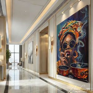 Toile Femme Peinture
