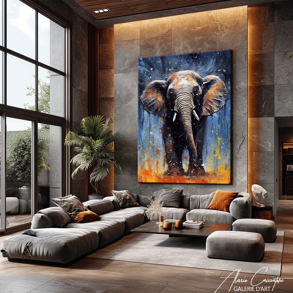 peinture couleur elephant 