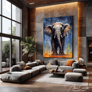 peinture couleur elephant 