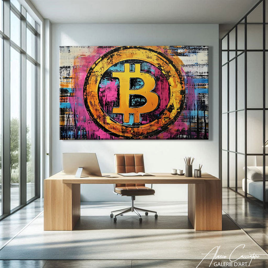 TABLEAU BITCOIN MODERNE – mise en situation