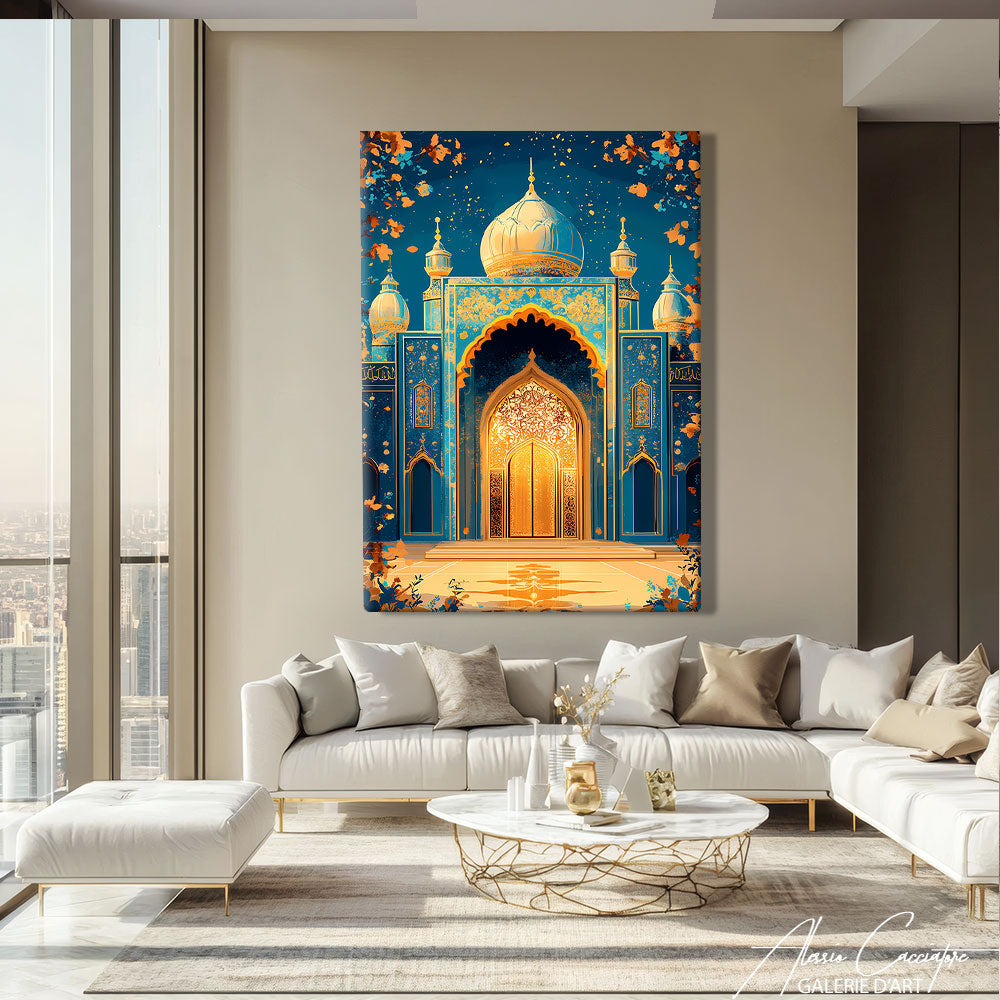 Toile calligraphie arabe
