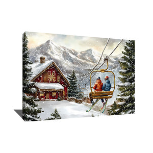 Tableau Neige Ski