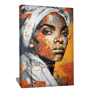 TABLEAU PORTRAIT FEMME AFRICAINE