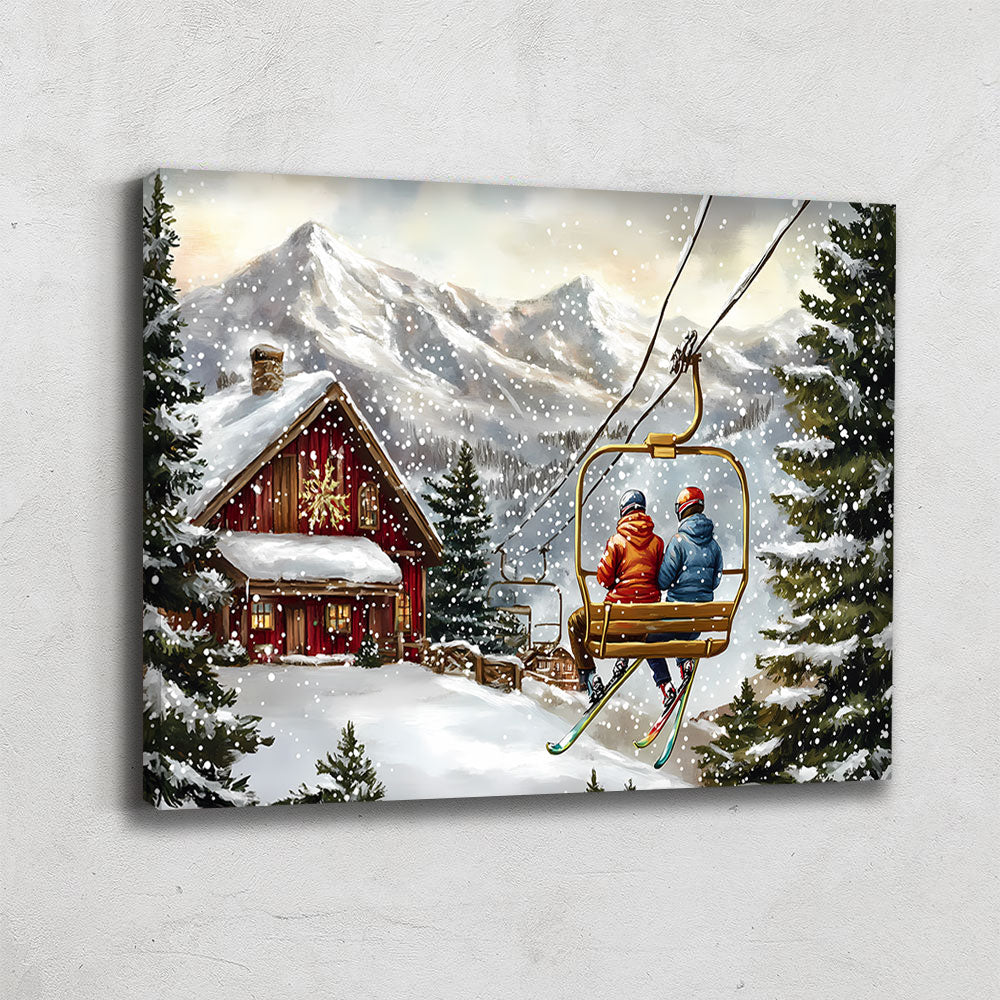 Tableau Neige Ski