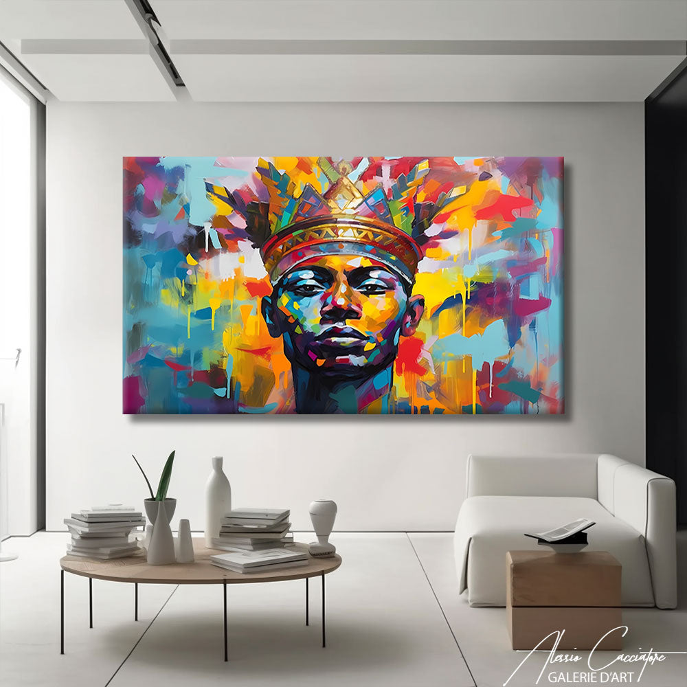 tableau personnage africain