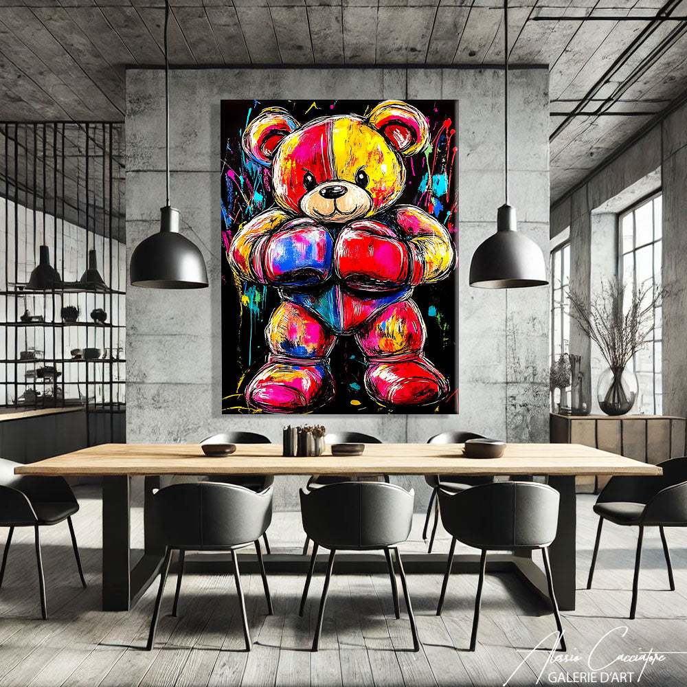 Tableau art déco salon
