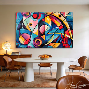 TABLEAU CUBISME ABSTRAIT