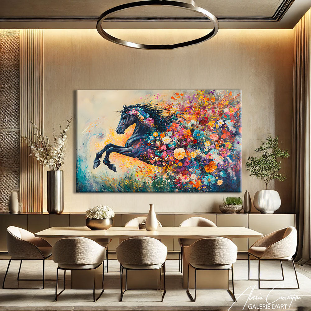 TABLEAU CHEVAL MODERNE