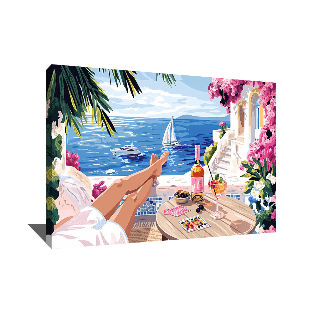 Tableau Paysage Mediterranee