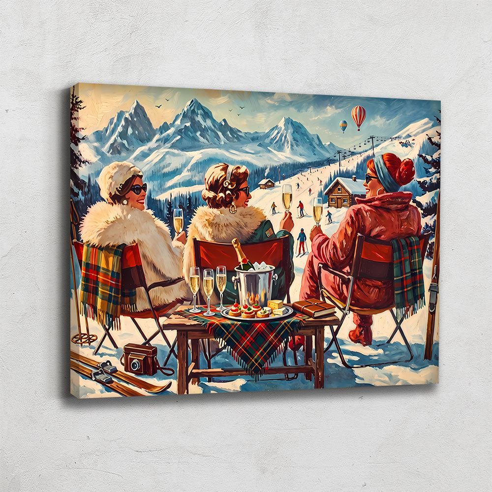 Tableau Peinture Hiver