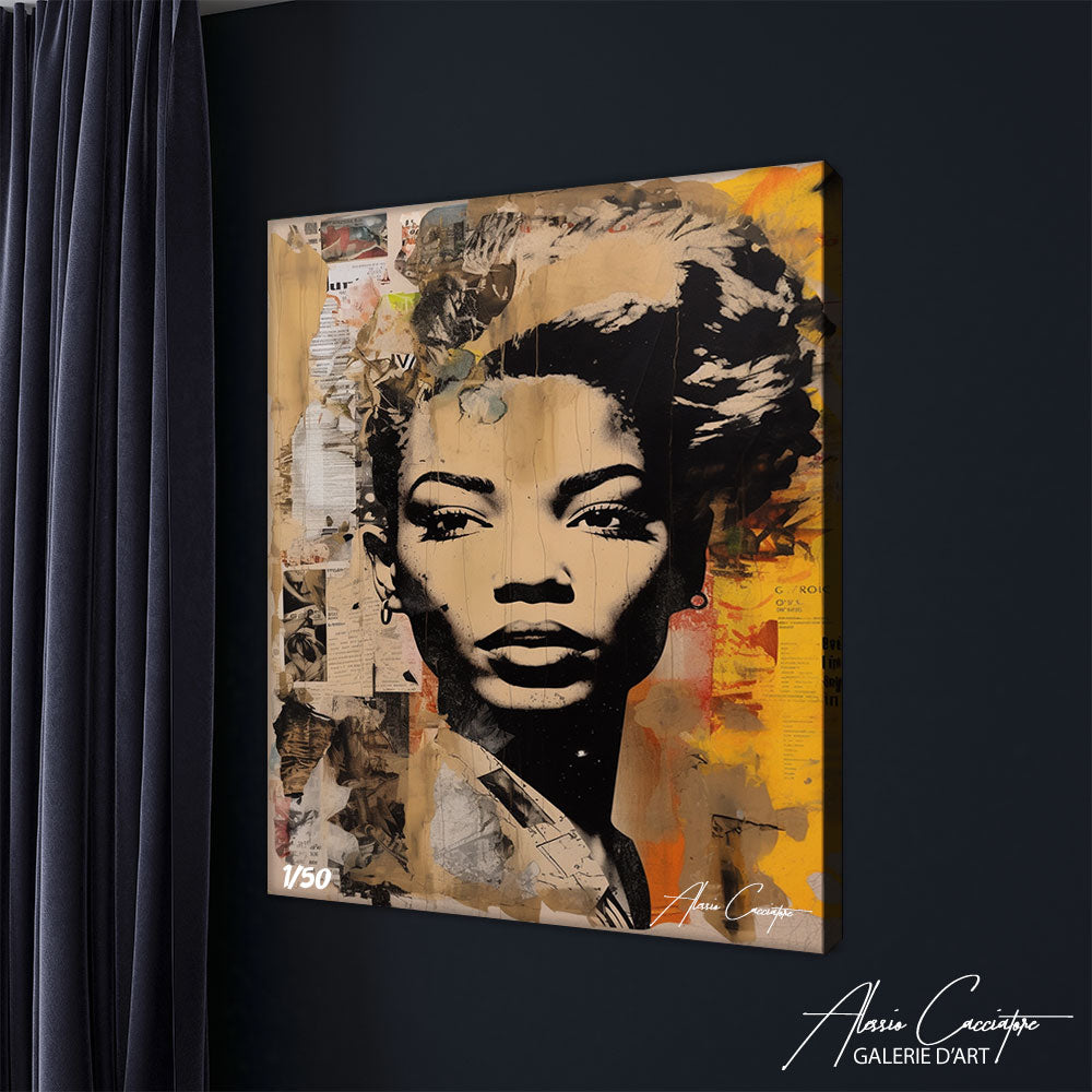 tableau collage street art