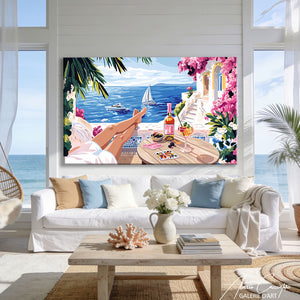 Peinture Paysage Mediterranee