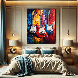 Tableau peinture pour salon
