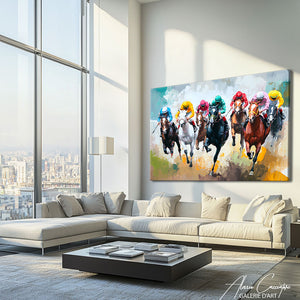 Tableau Cheval Abstrait