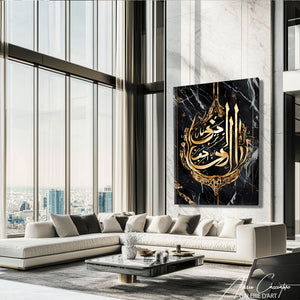 Tableau mandala bleu
