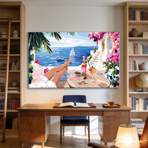 Affiche Paysage Mediterranee