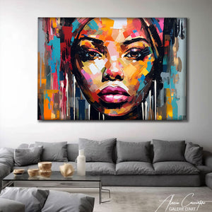 tableau femme africaine