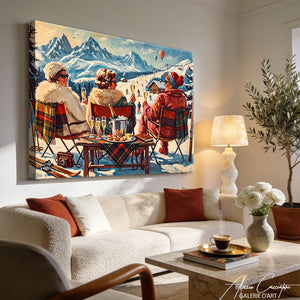 Décoration Murale Peinture Hiver