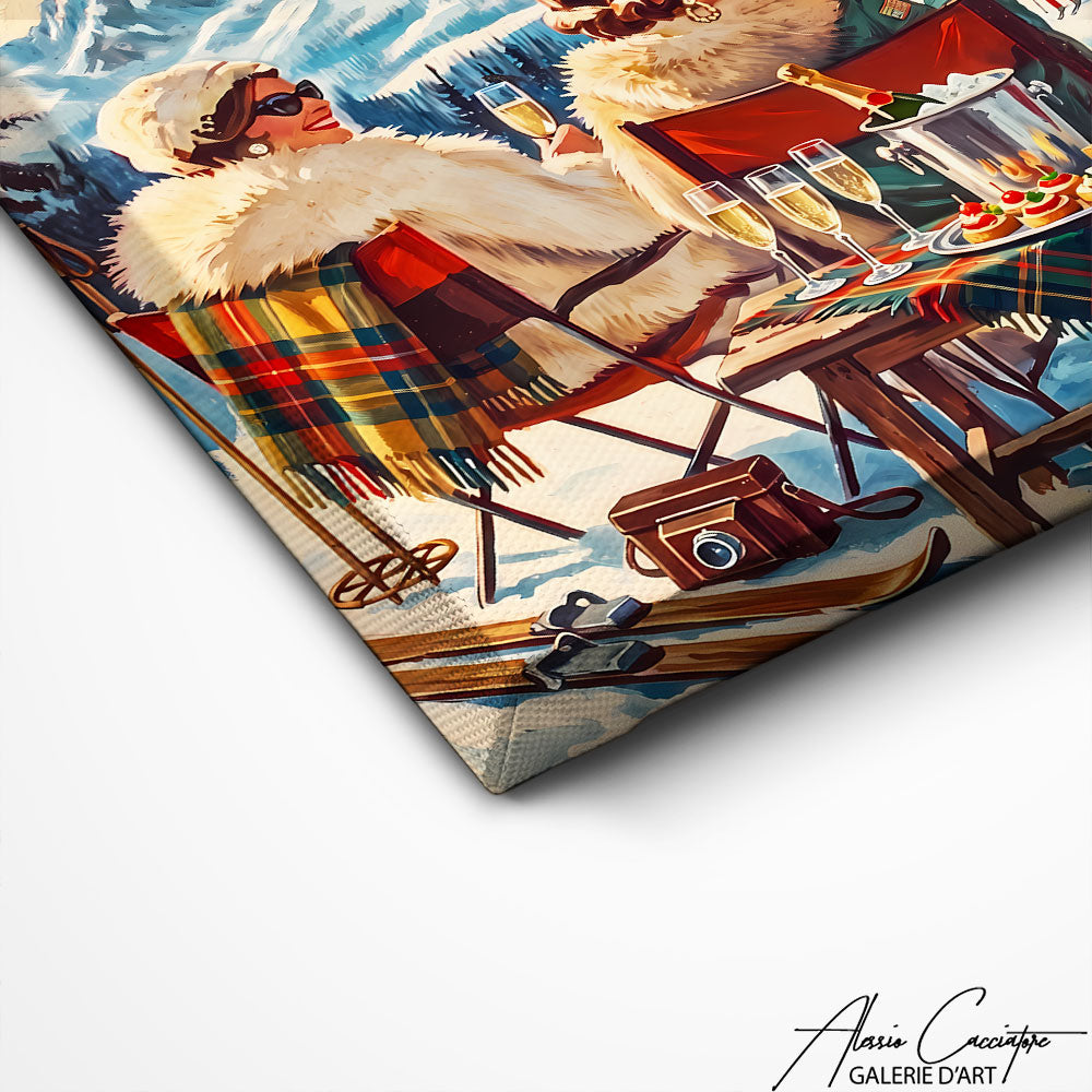 Art Mural Peinture Hiver