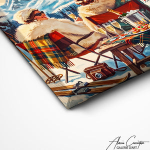 Art Mural Peinture Hiver