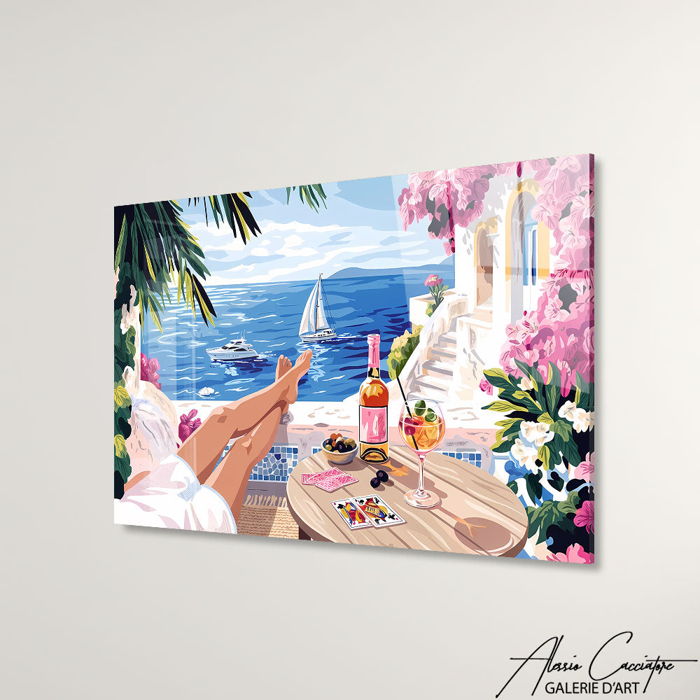Cadre Paysage Mediterranee