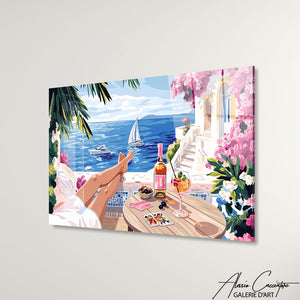 Cadre Paysage Mediterranee