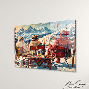 Cadre Peinture Hiver