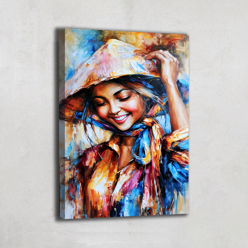 Tableau Femme Vietnamienne