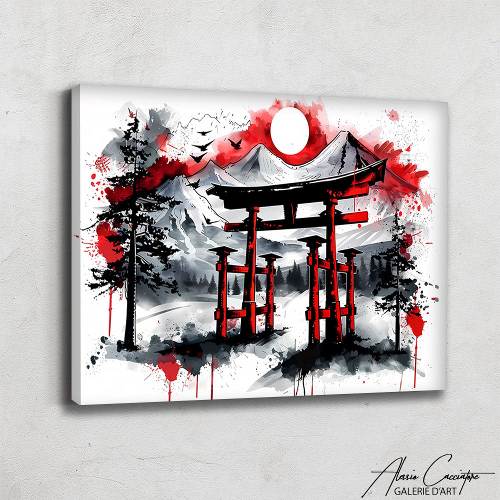 Tableau Japonais Blanc