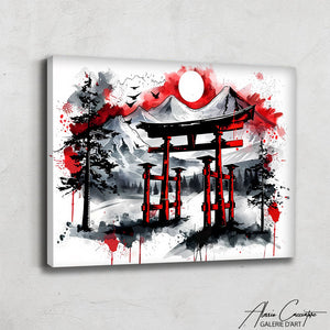 Tableau Japonais Blanc