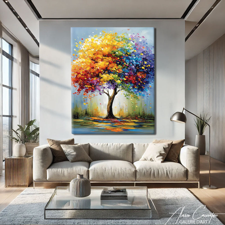 Tableau Couleur Moderne – mise en situation