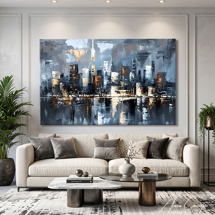 TABLEAU NEW YORK PEINTURE – mise en situation