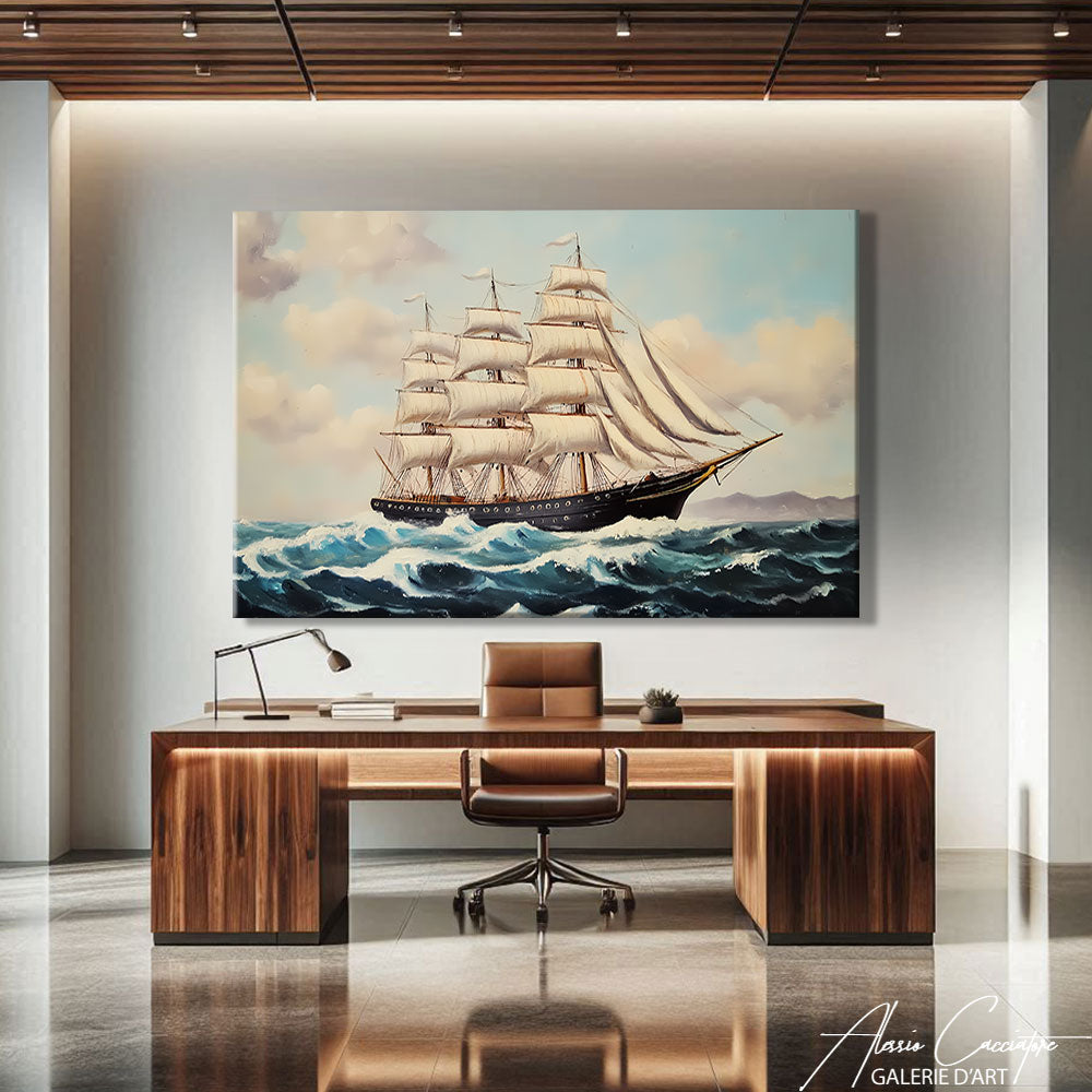 TABLEAU ANCIEN MARINE