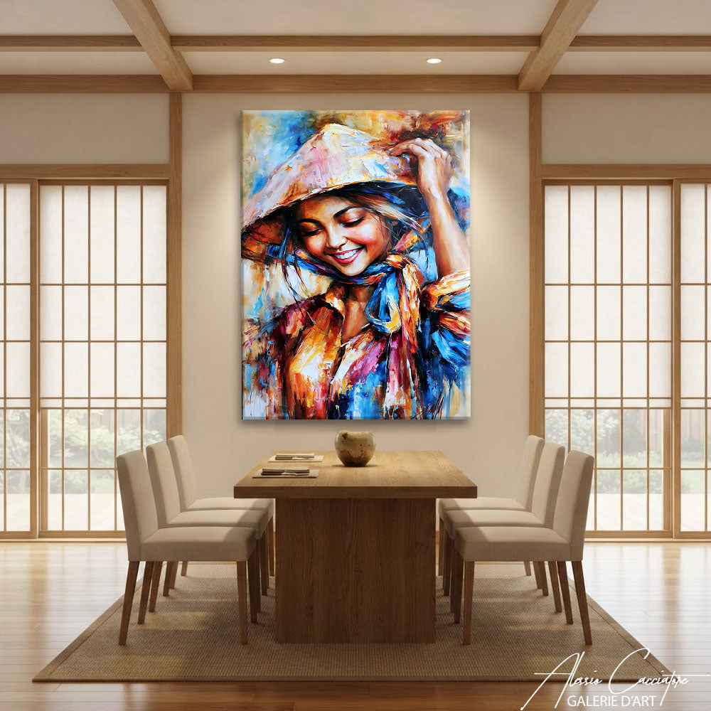 Affiche Femme Vietnamienne