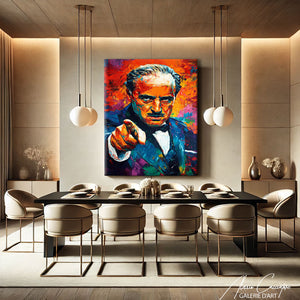 Tableau peinture pour salon

